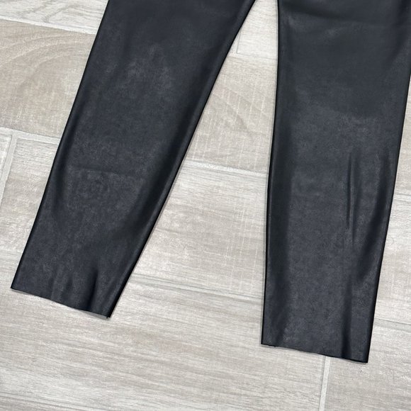 Aritzia Wilfred Free Daria Pant High-Waisted Vegan Leather Leggings in Black - Picture 9 of 16
